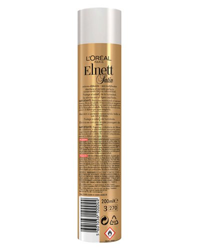 L Oreal Paris Hair Spray Laca Elnett Fijacion Normal 000 5601036100044 Back
